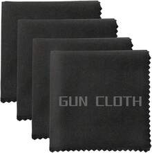 Miaozhun 4 Pack Microfiber Gun Cleaning Cloth, 12"X12" Lint Free Gun Cleaning Rags, Reusable Microsuede Cleaning/Polishing Wipes Towels For Firearms, Knives And Scopes (Black) - 4 件裝 - 查看 1