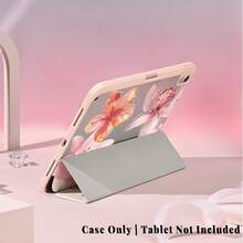 1个带笔槽的多角度磁吸支架保护套，支持自动休眠/唤醒功能，可爱平板电脑保护套，兼容Pro/Air/三星Galaxy A9/S9/S7/S10+/小米Pad/5/6/7 - 彩色 - 查看 7