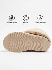 CAMEL CROWN Women's New Snow Boots, Fleece Lining For Warmth And Cold Protection, Detachable Boot Covers, Dual-Wear Design, Waterproof, Thick-Soled Ankle Boots - Apricot - View 3
