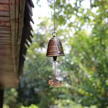 Campana de viento tradicional japonesa de estilo afortunado, adecuada para exteriores, campana de viento de bendición de templo de hierro fundido, campana de viento de hoja consoladora conmemorativa, campana de jardín interior, patio, balcón (hoja), decoración del hogar, decoración de habitación, regalo de decoración de pared, regalo de cumpleaños y graduación - Multicolor - Ver 30