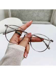 1pc Fashion Women's Eyeglasses, Unique European Style Glasses Suitable For Reading - Multicolor - View 10