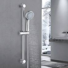 1X Shower Bar Showerhead Base Set, Five Function Showerhead, Wall Mounted Installation - A - Ver 6
