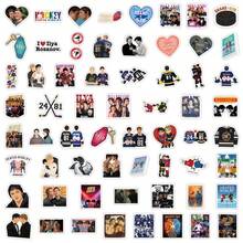 60 PIEZAS Pegatinas de rivalidad calentada Pegatinas estéticas para scrapbooking, diario, portátil, parachoques, monopatín, botella de agua, computadora, tarjetas de felicitación de teléfono, álbumes de fotos, muebles, pegatinas - Multicolor - Ver 4