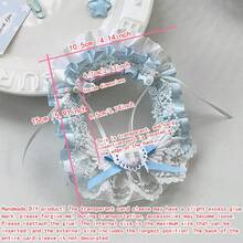 1個復古可愛蕾絲相片卡套，偶像收藏卡相簿卡套，動漫Guka展示收納保護卡包吊飾裝飾，照片牆飾品，動漫周邊痛包痛板DIY配件 - A - 查看 5
