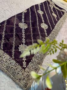 Heavy Designer Traditional Saree, Cultural Wear For Women - Multicolor - View 6