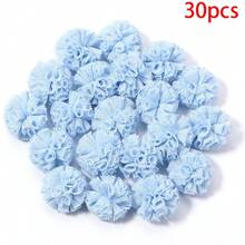 30个/包 涤纶网纱花球，弹性蕾丝装饰绒球，DIY花艺工艺品，婚礼装饰，派对/礼品装饰，服装/包包/鞋子配饰，发夹花球 - 花球 - 查看 18