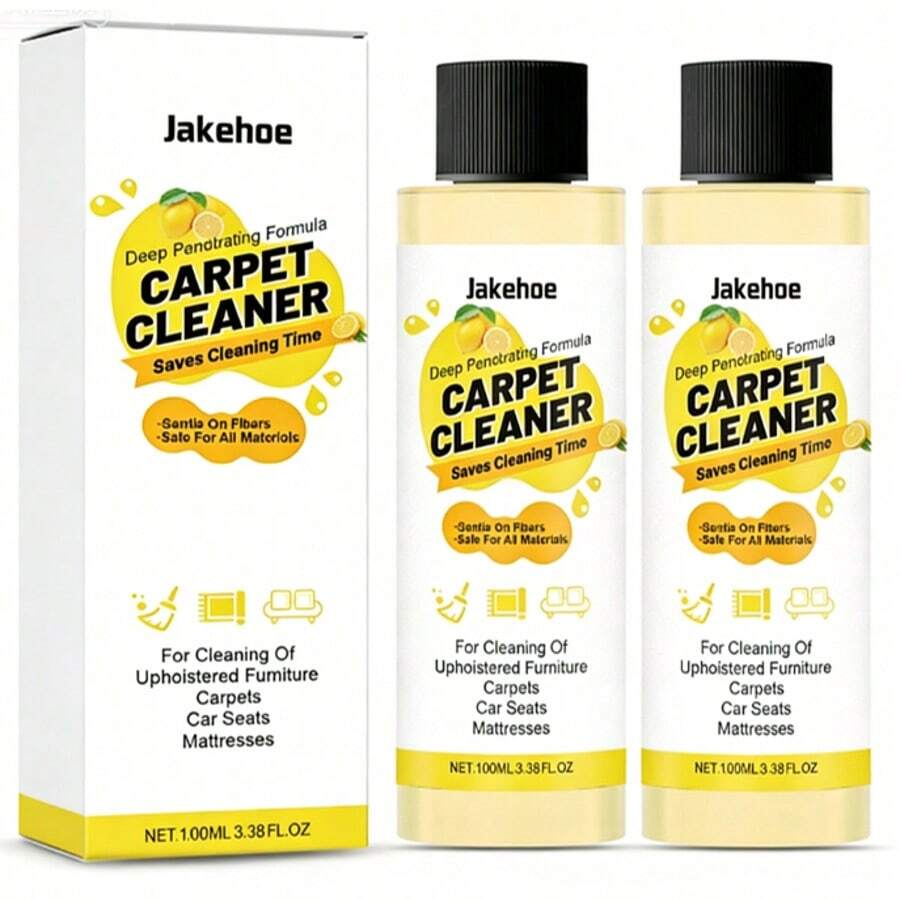 Carpet Cleaner - Specialized For Cleaning Stains On Carpets. Gentle And Suitable For Daily Use. Suitable For Various Carpet Materials.(2pcs) - Liquid - View 1
