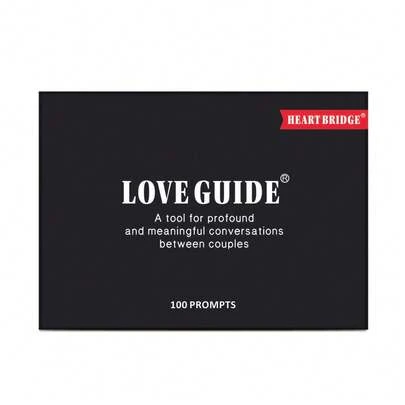 HEART BRIDGE 1 Box Couple Love Card Game, Tabletop Game, Party Entertainment, 100 Sweet Conversation Questions, Emotional Interaction Tool, Perfect Gift For Christmas/Halloween/Valentine's Day Party | 50 Cards |