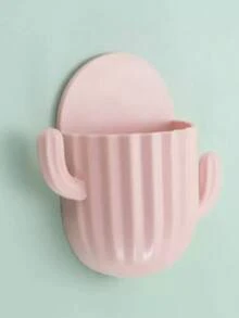 1pc Wall Mounted Storage Box, Bathroom Organizer, Bedside Storage Holder, Chopsticks Rack - Multicolor - View 7