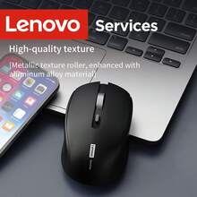 Lenovo N220 Wireless Mouse For Desktop, Laptop, Office, Home, Gaming, USB, Silent, Portable - Black - View 4
