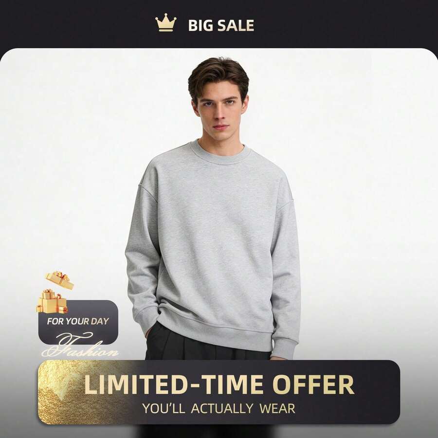Mubberry Mens Hoodie Jacket Pullover With Pocket Sweatshirt Jacket Fashion - L.GREY - View 1