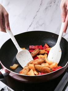 6pcs Silicone Scraper Set,Silicone Baking Set, Cake Cream Spatula, Jam Spreader, Silicone Oil Brush, Sugar Coated Spatula, Kitchen Cooking Spatula, Butter Spatula, Long Handled Baking Scraper, Pastry Brush, Baking Pan Oil Brush, Can Be Used For Stir Frying, Spreading And Stirring Cream, Jam, Chocolate, Butter And Batter - Multicolor - View 4