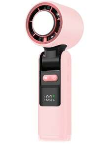 Portable Handheld Turbo Fan, 100 Wind Speed Levels, Continuous Operation. Equipped With LED Flashlight And 180 Degree Rotatable Fan Head, Portable Fan, Turbo Fan, Holiday Essential. - Multicolor - View 12