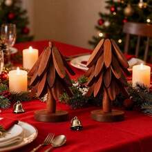 Natural Foldable Walnut Wooden Trivet Set - 4 Trivets + 1 Stand For Hot Dishes, Pot, Bowl, Teapot, Hot Pot Holders,Suitable For Valentine's Day, New Year Or For Keeping Food Warm In Restaurant Settings During Daily Operations. - Walnut - 查看 8