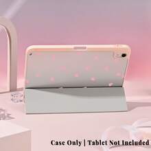 1个带笔槽的多角度磁吸支架保护套，支持自动休眠/唤醒功能，可爱平板电脑保护套，兼容Pro/Air/三星Galaxy A9/S9/S7/S10+/小米Pad/5/6/7 - 彩色 - 查看 8