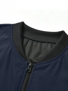 Men's Casual Versatile Sports Jacket - Royal Blue - View 3