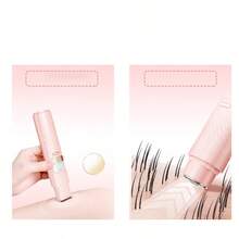 HYUNDAI 二合一女士电动剃毛器，双头比基尼修剪器，IPX7级防水，干湿两用，适用于比基尼线、腋下、腿部、手臂和面部脱毛。 - 粉色 - 查看 7