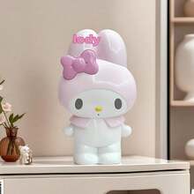 1个Hello Kitty造型收纳罐，化妆台装饰及工具收纳盒，可爱办公桌笔筒，两种款式可选，家居桌面配件，日常使用 - 粉色 - 查看 3