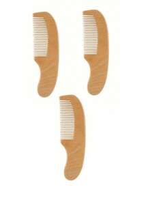 3件套婴儿护理刷梳套装 - 婴儿头皮护理刷、按摩发刷、木梳，适合幼儿、新生儿和婴儿 | 婴儿用品登记礼物 - 彩色 - 查看 14