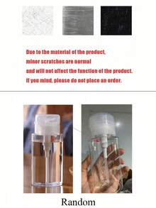 樱桃图案可重复灌装便携旅行瓶，卸妆分装瓶，带3.38盎司/6.76盎司便携式按压泵，适用于卸甲油、爽肤水和卸妆液，圆顶设计，可洗手，可重复使用，卸妆瓶，男士完美礼物，生日、周年纪念日和家居装饰的理想之选；女士完美礼物。 - 彩色 - 查看 10