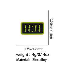第11号名言珐琅徽章“我60%累，40%累”胸针翻领别针徽章背包服装配饰珠宝礼品 - 黑色 - 查看 15