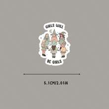 女孩就是女孩防水贴纸，心理健康贴纸，自爱礼物，手绘艺术，闺蜜礼物，坚强女性-螳螂贴纸 - 连接你的女性特质 | 趣味可爱乙烯基水瓶和笔记本电脑贴纸，一次性，光面剪贴簿用品文具趣味贴纸 Kindle - 光膜 - 查看 15