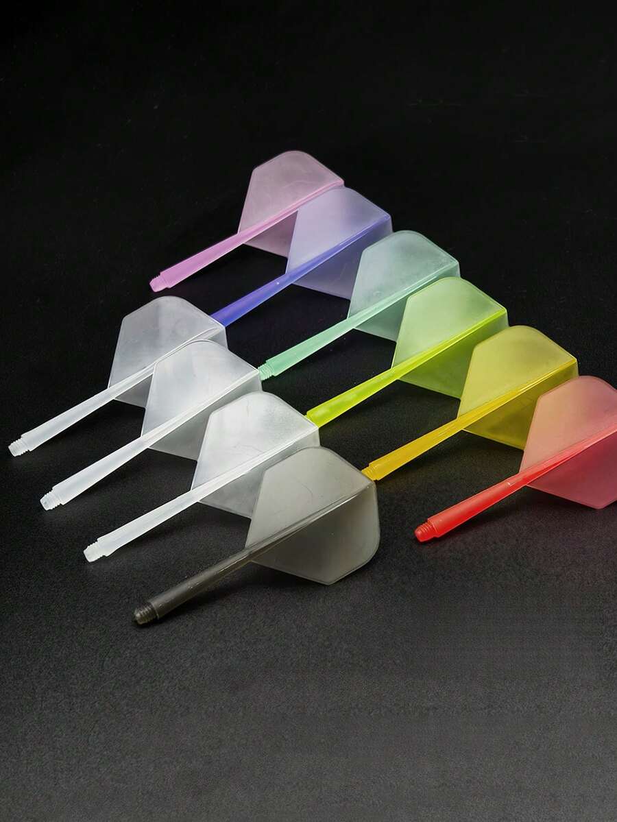 1pc High Transparency Whole Dart Tail, Anti-Deformation Design, Improve Shooting Accuracy - Multicolor - View 1