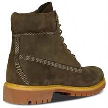 Timberland 6" Premium Waterproof Boots Men's - TB0A2P6WA5J | Everyday Versatile, Comfortable Fit - 軍綠色 - 查看 2