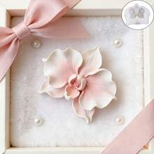 Silicone Resin Mold | Exquisite Orchid Silicone Mold, Suitable For Scented Candles And Decorations, Easy Demold And Clean, Ideal For Handmade Gifts And Natural Decor - White - View 7