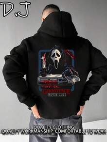 Men Outdoor Hoodies & Sweatshirts - Black - View 7