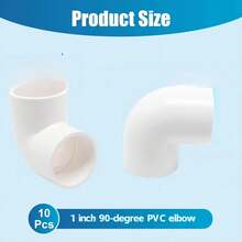 90 Degree PVC Conduit Elbow Fitting, Widely Applicable - 90-degree Elbow - 10 Pieces - View 13