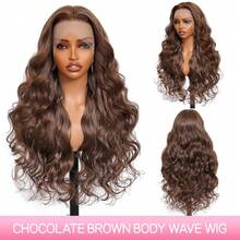 PQL 8-16 Inch 200% Density Wavy Body Wave Lace Front Wigs With Breathable Cap, Brazilian Remy Human Hair Wigs HD Lace Frontal Human Hair Wigs Human Blended Hair For Women, Elegant Natural Hairstyles - S4 - View 3