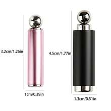 Que que từ tính hai đầu có hạt thủy tinh, nam châm hình mắt mèo, dụng cụ chuyên dụng cho tiệm nail, nam châm hình trụ hình mắt mèo kiểu Pháp có nắp bảo vệ. - Bạc - Xem 3