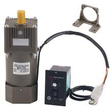 AC 220V 90W Single Phase Asynchronous Gear Motor Deceleration Adjustable Speed(20K) - Marrón - Ver 8