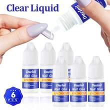 1pc/6pcs/10pcs/20pcs/40pcs Acrylic Nail Gel, 3g Transparent Long-Lasting Crystal Rhinestone Nail Gel, Nail Gel, Press-On Nail Stickers, Nail Art - Clear - View 11