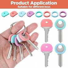 50Pcs Colored Key Covers Caps, 1" Standard Cute Key Caps, Keys Identifier Coding, Rings Soft Stretchy House Keys Covers Protectors For Small & Standard-Keys (Not For Odd-Shaped-Keys)50Pcs Colored Key Covers Caps, 1" Standard Cute Key Caps, Keys Identifier Coding, Rings Soft Stretchy House Keys Covers Protectors For Small & Standard-Keys (Not For Odd-Shaped-Keys) - 1__ - Xem 6