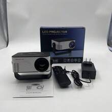 Proyektor Mini USB Transparan Terbaru 2026, Proyektor Video LED Full HD 480P Asli, Koreksi Keystone Manual, Proyektor Home Cinema Portabel untuk Luar Ruangan, Mendukung AV untuk Berkemah, Malam Film, dan Hiburan Rumah - Hitam dan Putih - View 12