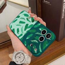 Phone Case - A Soft Case with a Fluid Design in Dark Blue And Green, Designed for Various for Apple  Including The 17, Air 16, 16E, 15, 14, 13, 12, 11, Pro Max, And SE2020/2022 - Verde - Ver 10