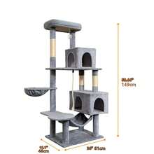 极简灰色调 + 多功能设计（磨指甲、休息、玩耍），迎合海外家庭的家居美学和宠物生活方式需求 - 淺灰色 - 查看 2