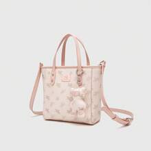 Men Tote Bags - Grid Coffee [for Sophisticated, Mature Women] - View 5