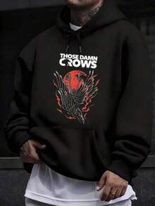 Men Outdoor Hoodies & Sweatshirts - Black - View 1