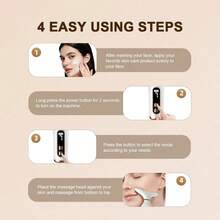 FollowBreak 7-In-1 Rechargeable Facial & Neck Massager Set, Multi-Functional Face Vibration Massage Device, Women's Face & Neck Care Tool, Gift For Her - Multicolor - View 7