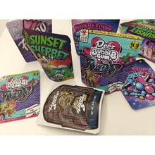 100pcs 3.5g Mylar Bags |     Exotic, Gift, Storage, Ziplock, Party Packs, Zipper, Resealable Bags |     Suitable For Christmas, Halloween, Event Party |     Style 96, Made Of Polypropylene - 100 CÁI - Xem 5