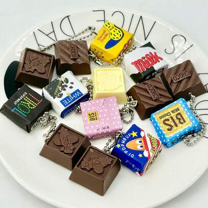 2026 New Realistic Tirol Chocolate Replica, Gift For Birthday, Christmas, Holiday, Perfect Gift - Key Chain, Hanging Decoration