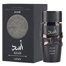 Asad Elixir by Lattafa for Men - 3.4 oz EDP Spray - Leñoso y terroso - Ver 12