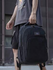 Ba lô nylon nhiều ngăn kiểu dáng Preppy dành cho nam; Có thể đựng laptop công sở 15.6 inch; Túi đi học nhẹ nhiều ngăn; Túi du lịch dung tích lớn; Túi đi làm hàng ngày tiện lợi; Túi sách đa chức năng; Thích hợp cho học sinh, học sinh trung học cơ sở, trung học phổ thông, y tá, giáo viên, doanh nhân, du lịch và nghỉ mát, công tác, đi làm hàng ngày, mua sắm, văn phòng, hẹn hò, leo núi, đào tạo, làm việc, quà tặng sinh nhật, quà tặng ngày lễ. - Nhiều màu - Xem 10