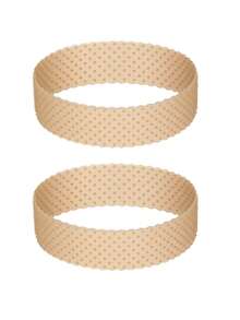 6条/4条/2条/1条 可调节硅胶假发固定带，弹性固定防滑假发带，防汗透气，米色 - 彩色 - 查看 13