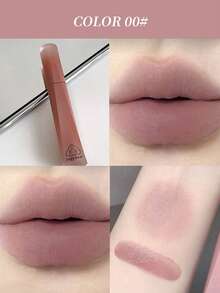 Gege Bear 1pc Soft Matte Velvet Lip Gloss, Long-Lasting Non-Fading, Natural Color, Versatile Makeup Lip Tint - Multicolor - View 12