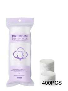 有机棉圆形卸妆棉，低过敏性，不掉毛，面部去角质清洁棉 - 白色 - 查看 15