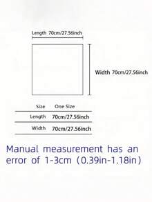 1pc Minimalist Fashion Convenient Leaf Print Faux Silk Magnetic Clasp Scarf, Soft Breathable Square Ladies Fashion Scarf Shawl - Maple Leaves - View 4